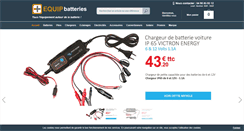 Desktop Screenshot of equipbatteries.com