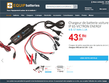 Tablet Screenshot of equipbatteries.com